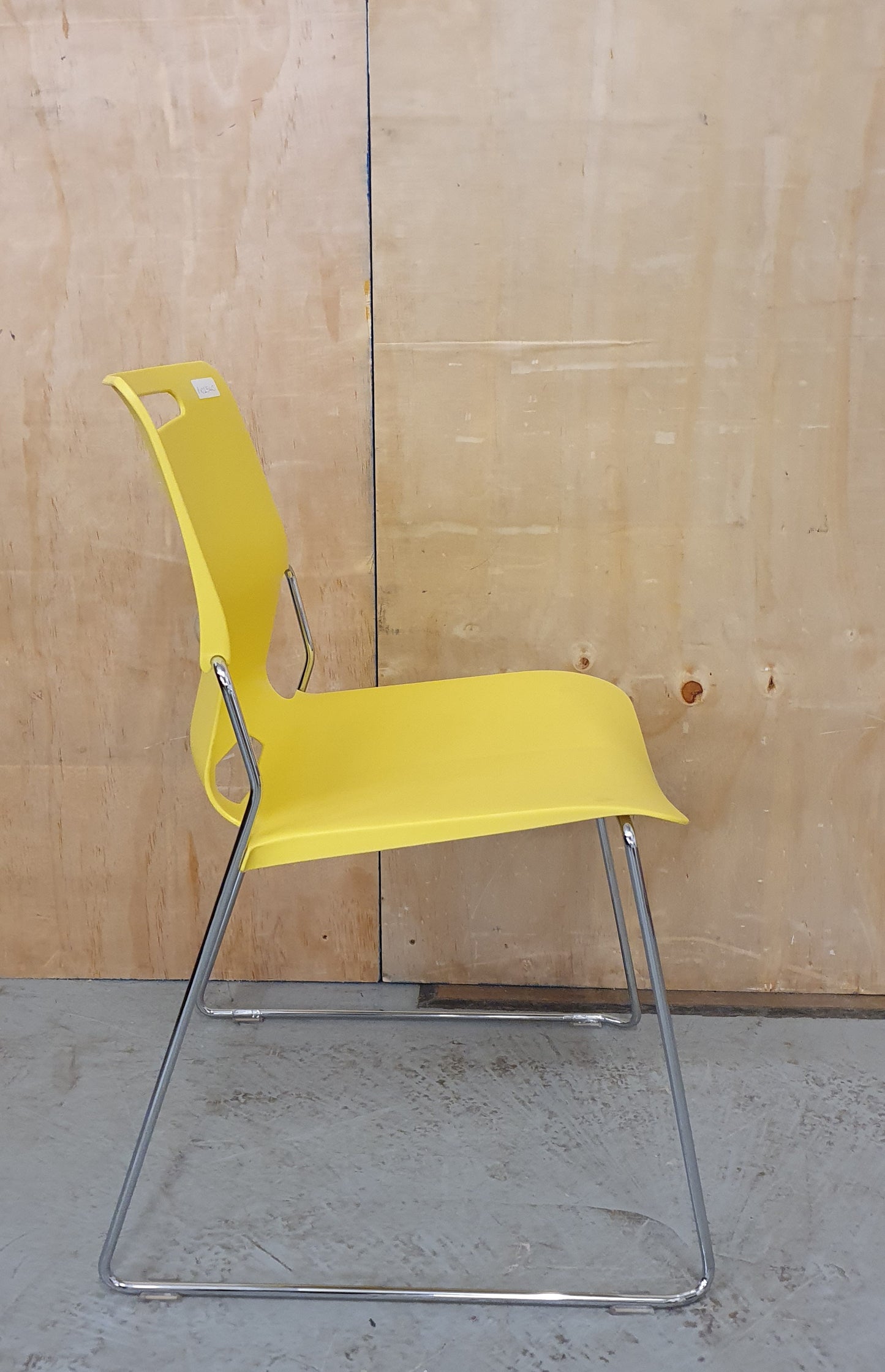 PINEAPPLE TOUCH CHAIR Mustard Yellow Recyclable Polypropylene Seats - P102540