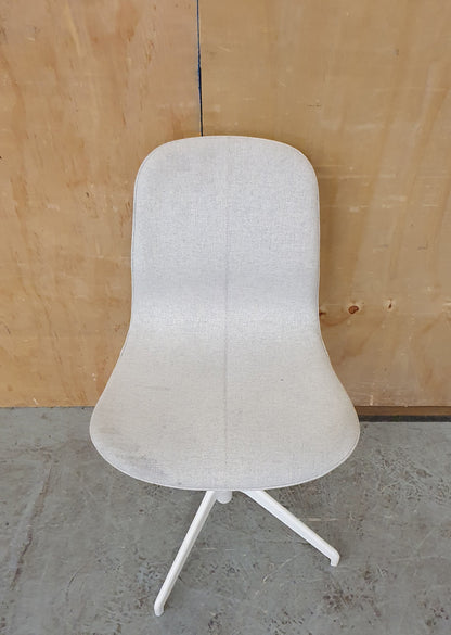 IKEA LÅNGFJÄLL Off White Fabric Office Chair - 104344