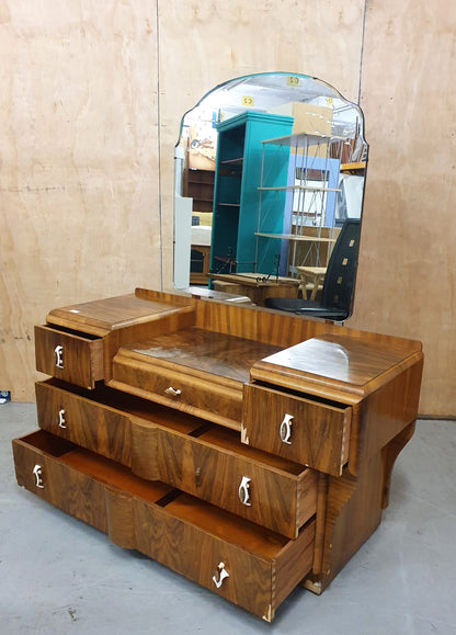 Vintage Dressing Table with Drawers and Mirror - 101659