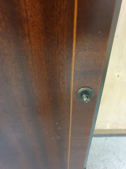 Mahogany Cabinet with Open Top Lid - 104420