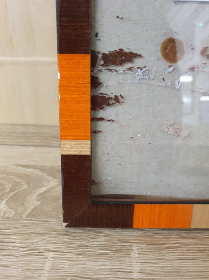 Orange and Brown Small Picture Frame - BB160324-10