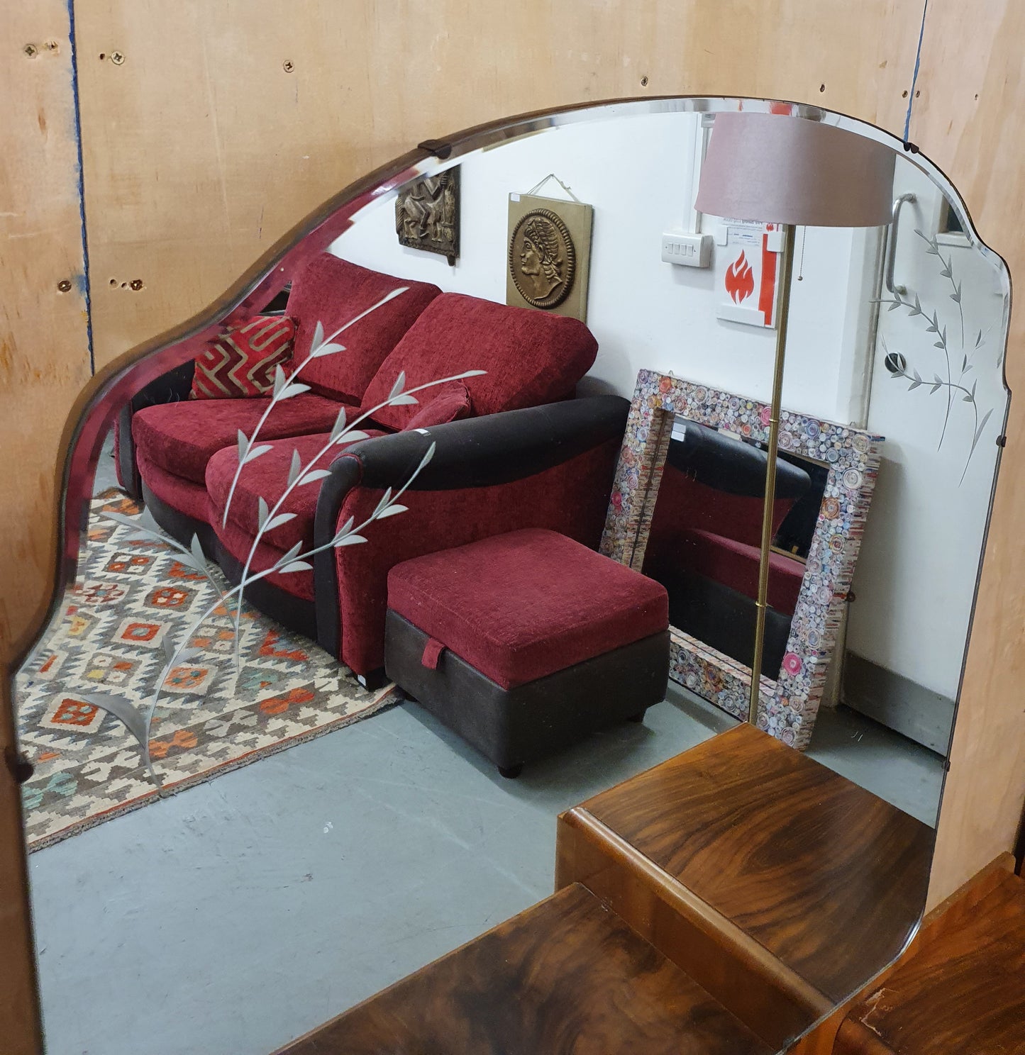 Vintage Dressing Table with Drawers and Mirror - 101659