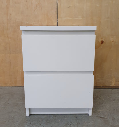 IKEA MALM White Single Bedside Cabinet - 104895