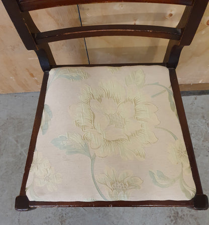 5 Matching Antique Mahogany Dining Chairs with Remavable Seats - 104146 / 104147 / 104148 / 104149 / 104150