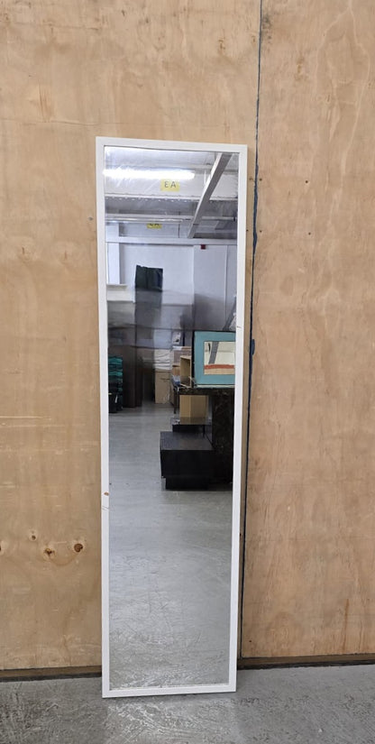 IKEA STAVE White Frame Full Length Mirror - 140925-12
