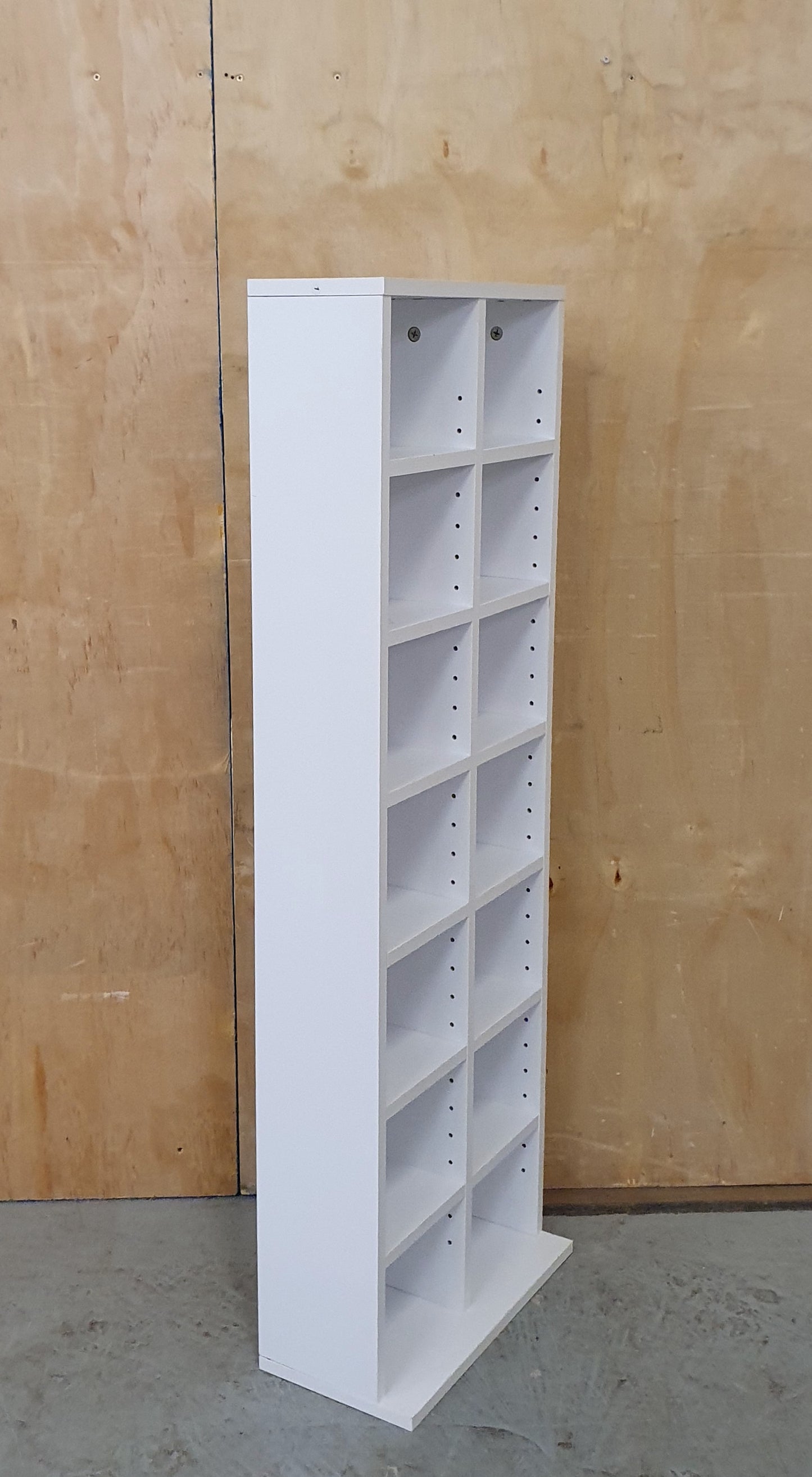 Small White Cubby Hole Shelving Unit - 102955