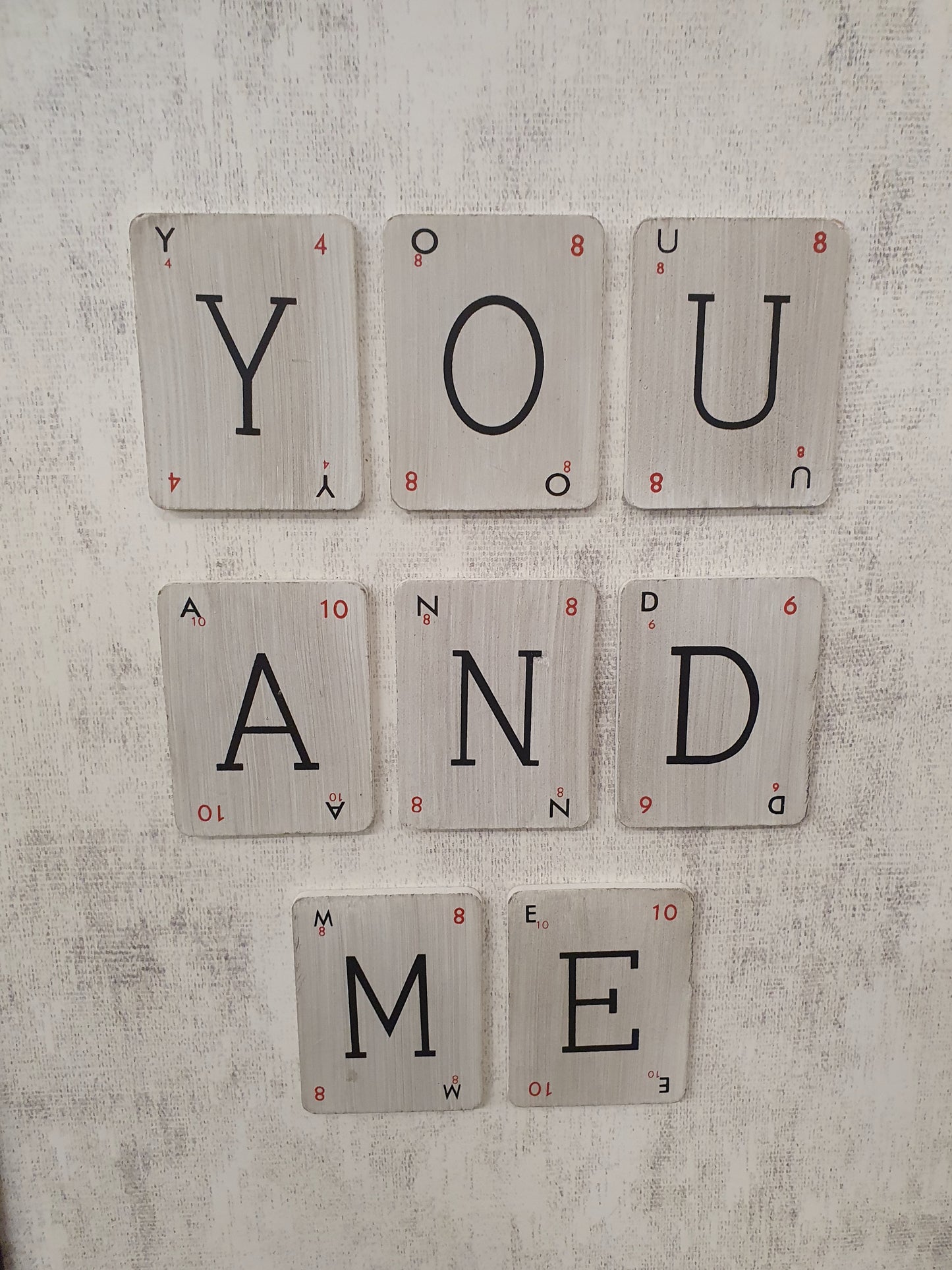 "You and Me" Design Art in Black Frame - EL102817