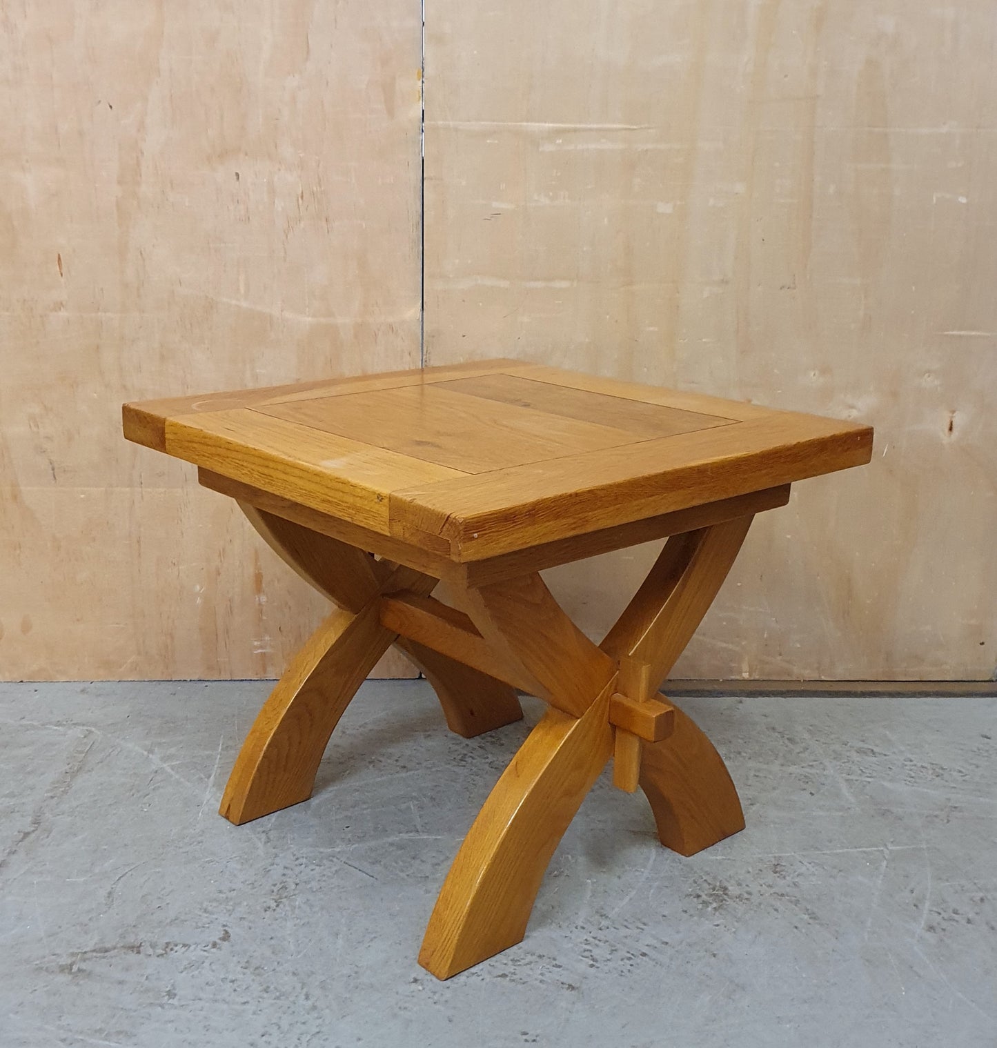 Solid Wood Coffee Table with Cross Over Feet  - 104110