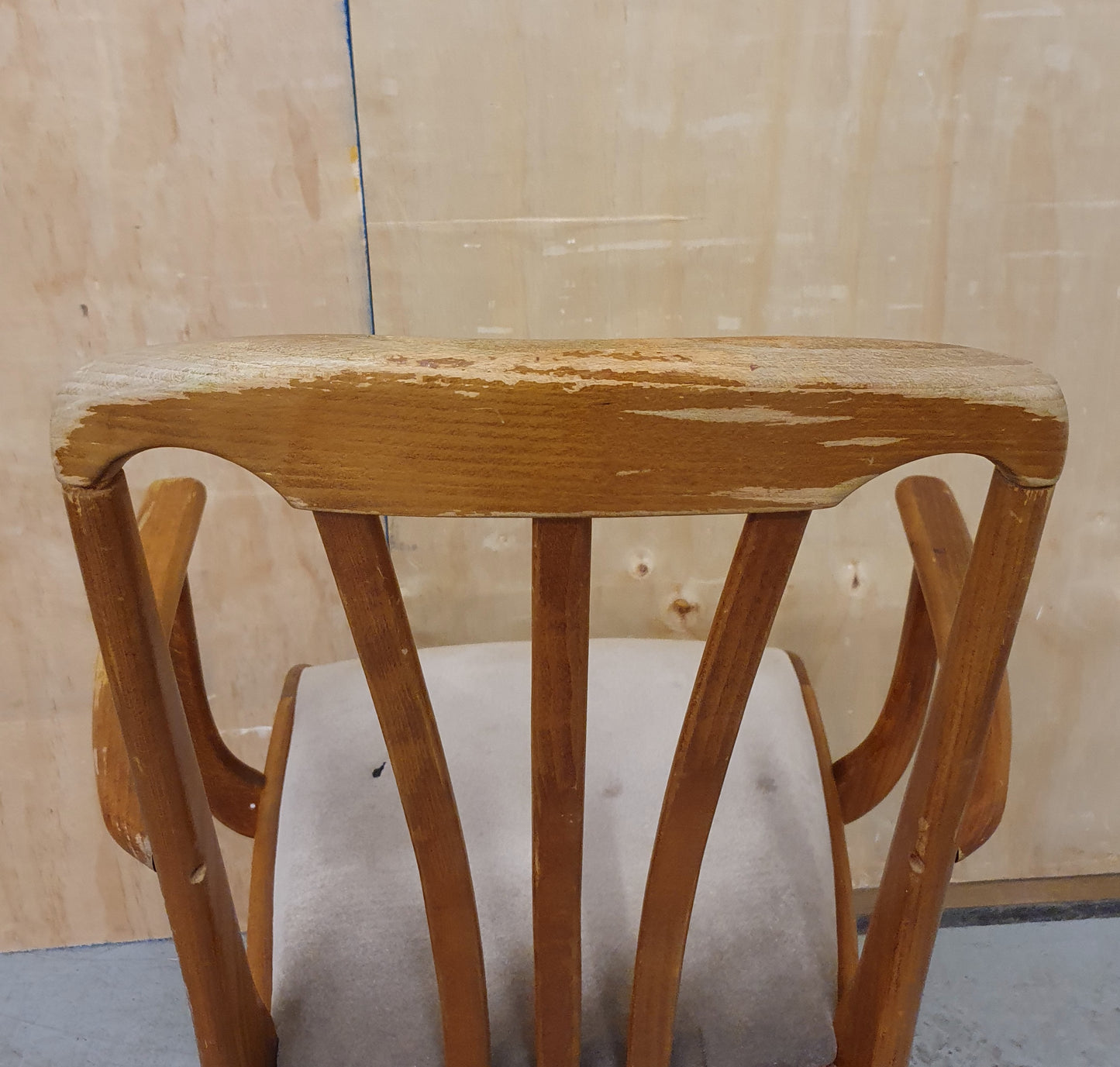 Single Wooden Dining Chair with Armrests and Velvet Seat - 201024-01