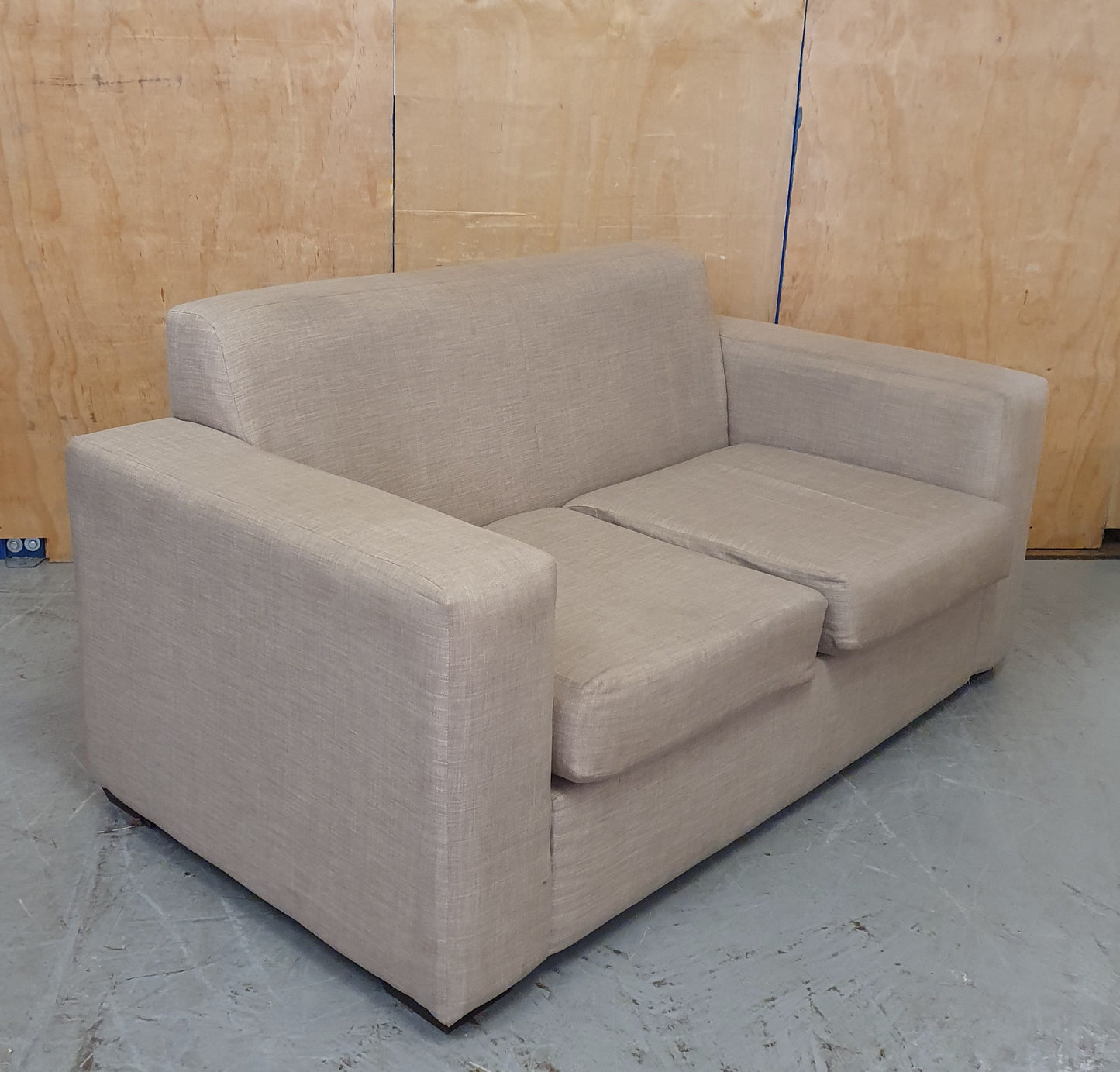 2 Seater Beige Modern Sofa - 104818