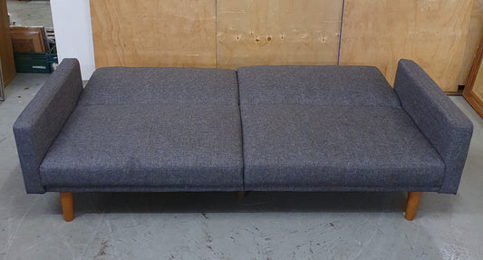 Grey 2 Seater Clik-Clak Sofa Bed - 104868