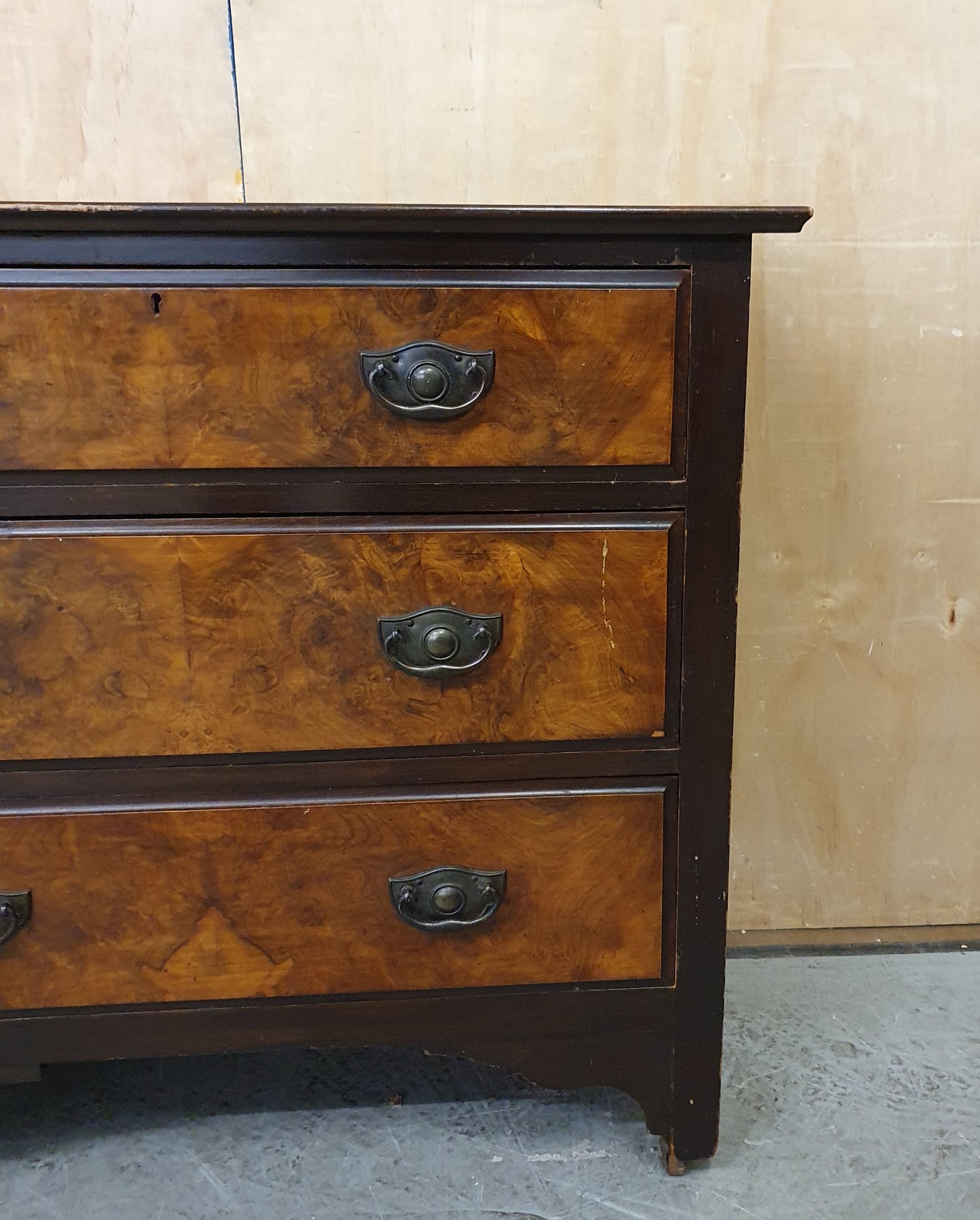 Vintage 3 Drawer Chest of Drawers - 104809
