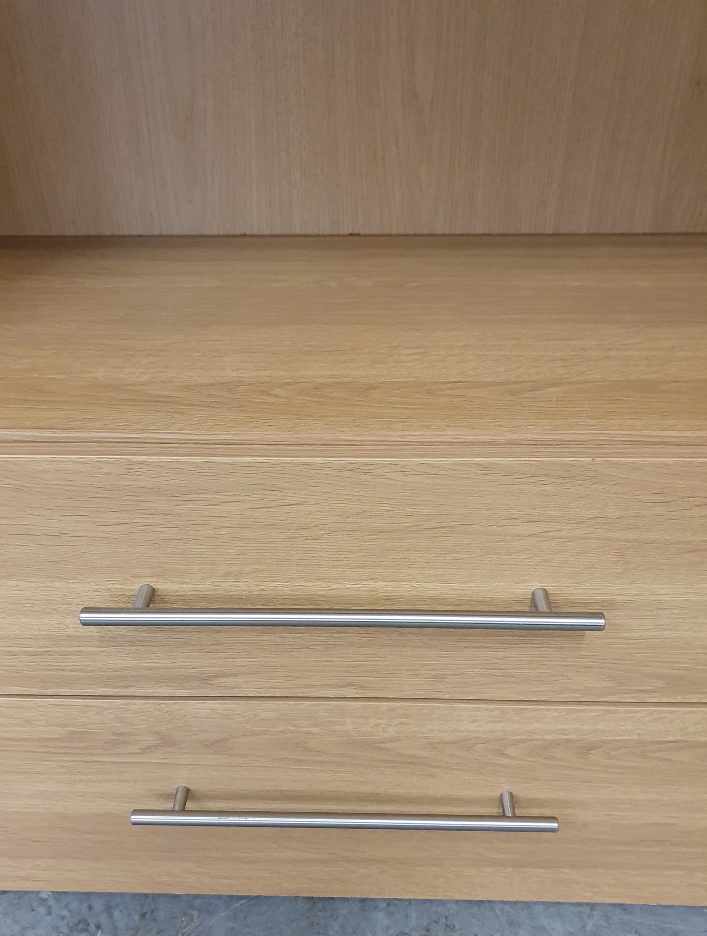 Large Tall Wood Bookcase with 2 Bottom Drawers - EL104912