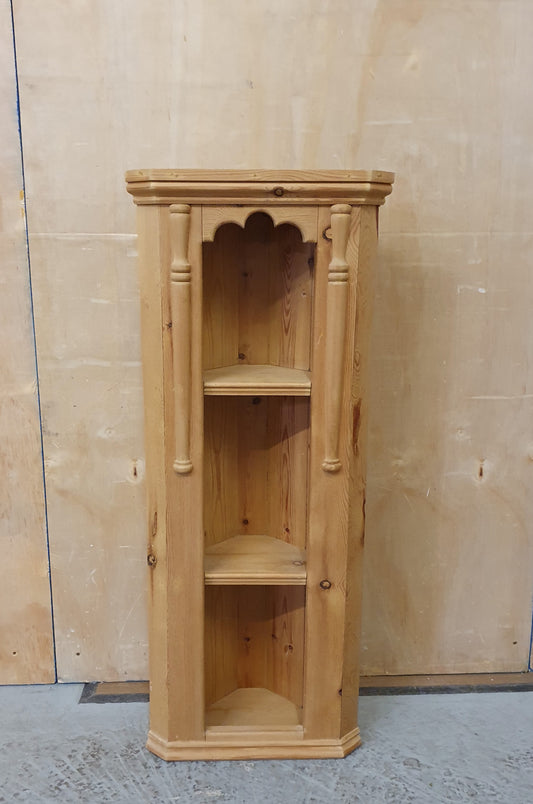 Small Wooden Corner Shelving Unit - 104011