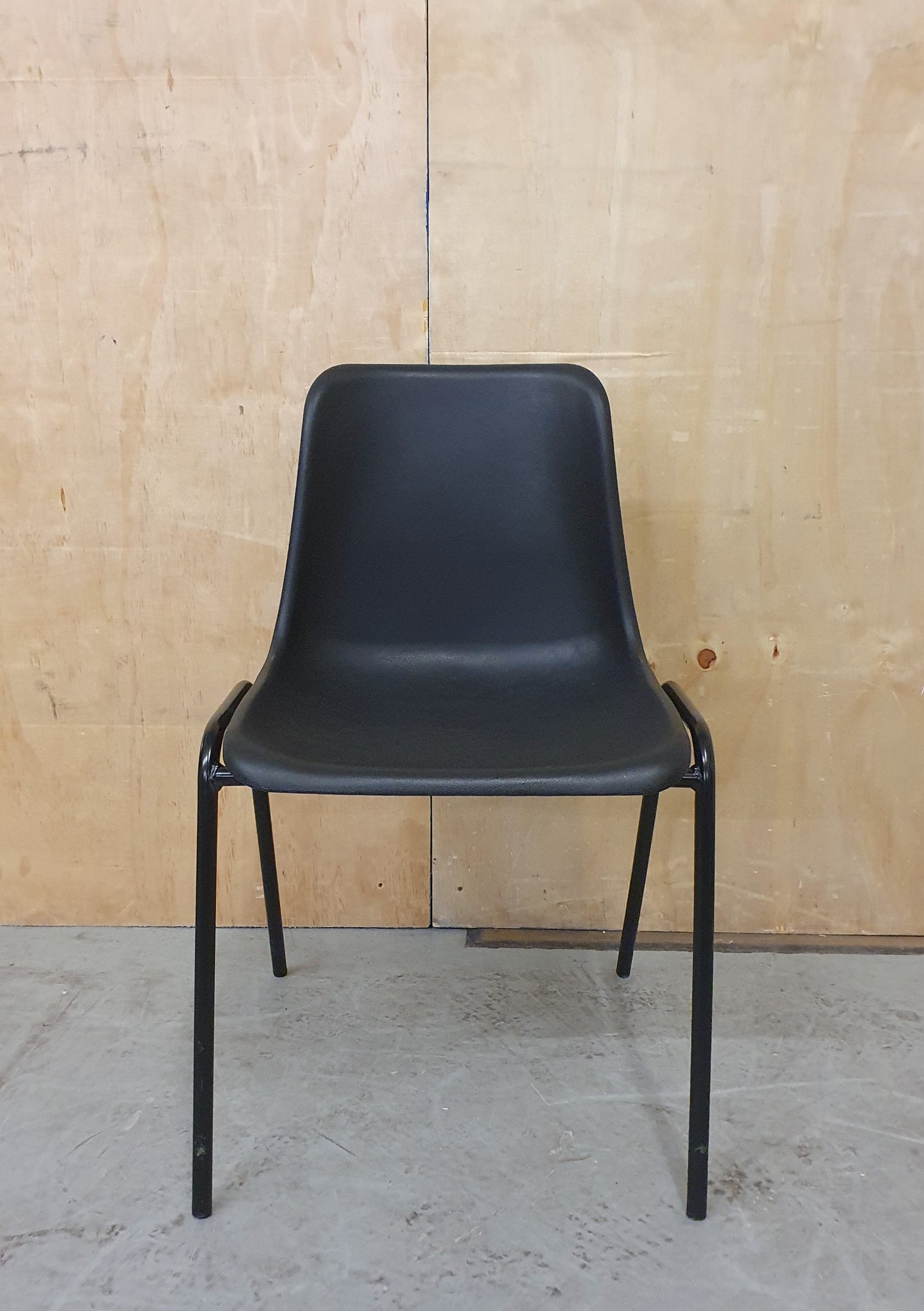 Black Single Stackable Chair - 103116