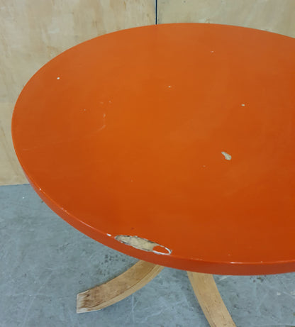 IKEA Burnt Orange 3 Leg Coffee Table - EL104932