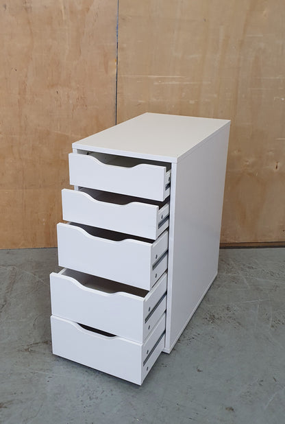 IKEA ALEX White Wood Drawers - 104116