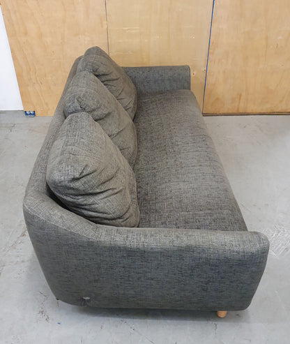 G-PLAN Dark Grey 3 Seater Sofa with Removable Back Cushions - 310126-01