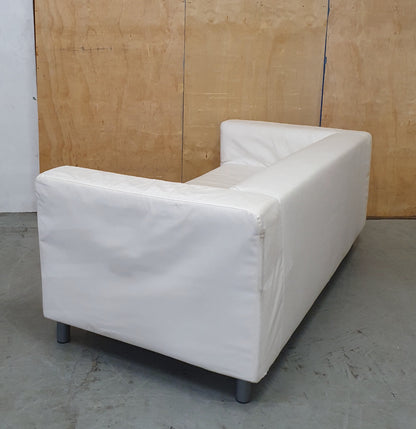 IKEA KLIPPAN White 2 Seater Sofa - 104858