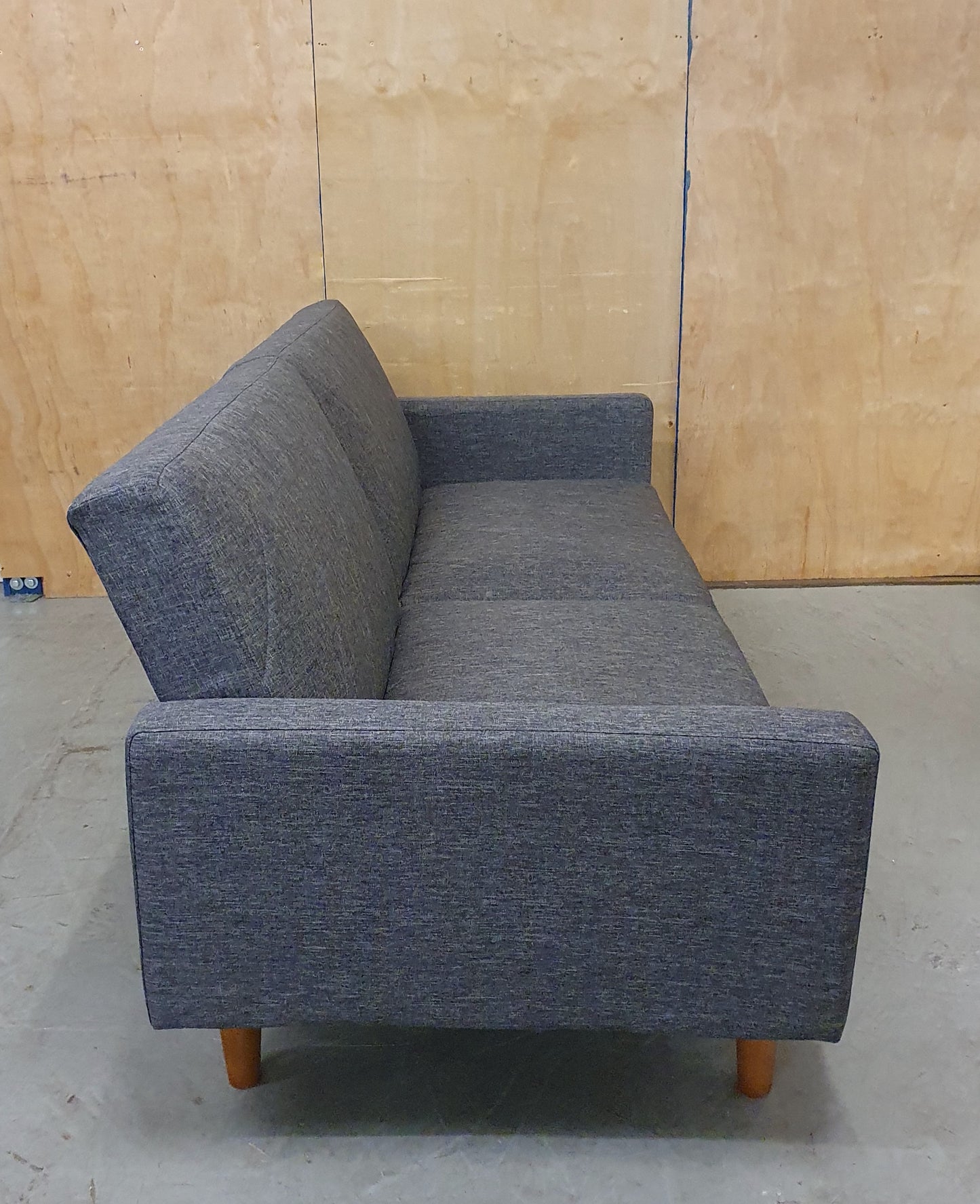 Grey 2 Seater Clik-Clak Sofa Bed - 104868