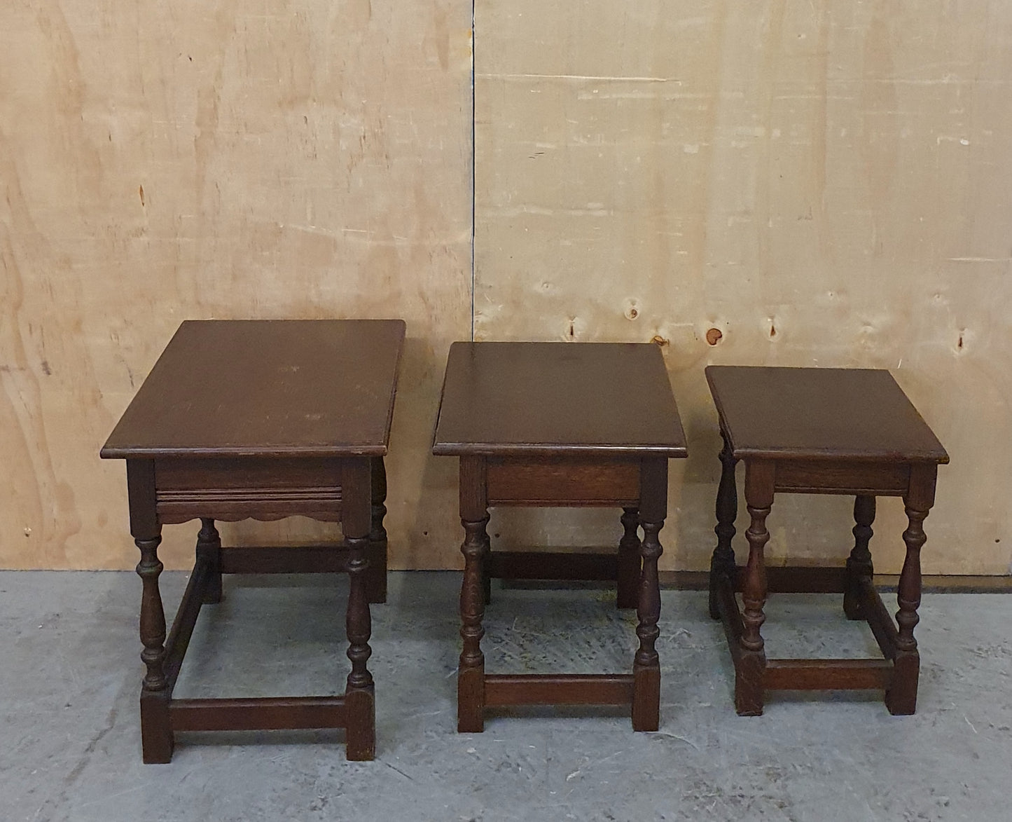 3 Mahogany Nest of Tables - 104899