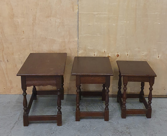 3 Mahogany Nest of Tables - 104899