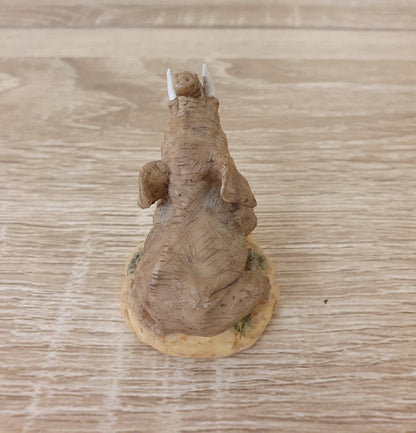 Small Clay Elephant Ornamant - 230824-1