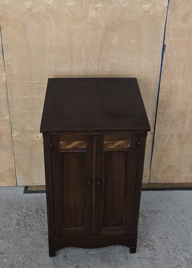 ITONIA Vintage Mahogany Cabinet with 1 Internal Shelf - 140925-07