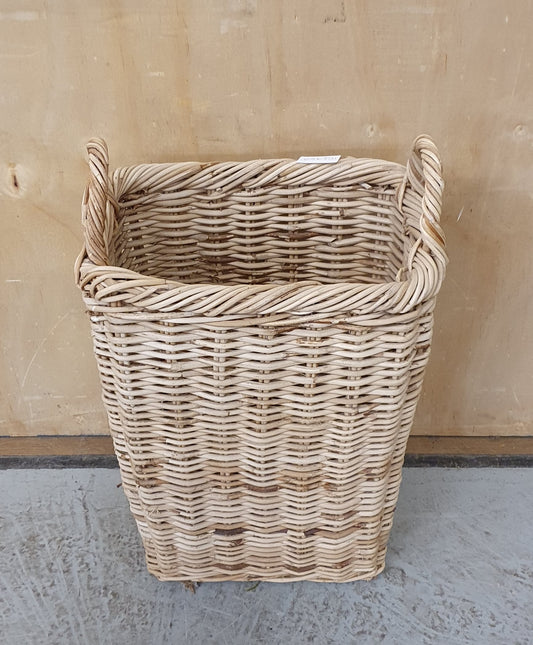 Standing Wicker Basket with Handles - 102765