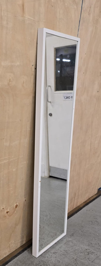 IKEA STAVE White Frame Full Length Mirror - 140925-12