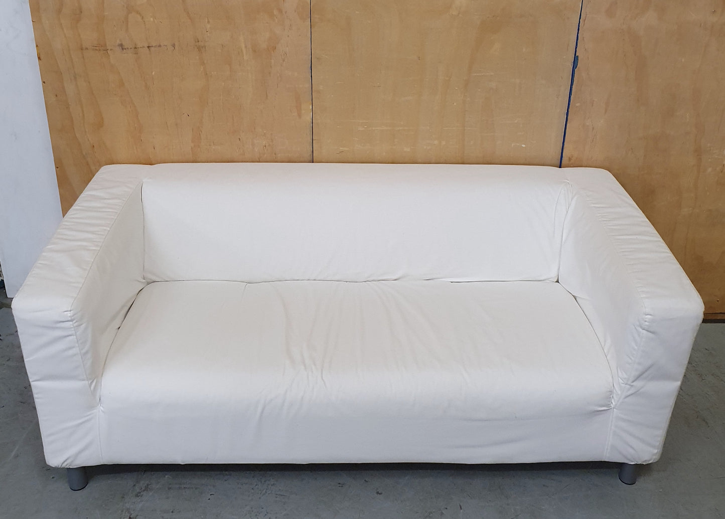 IKEA KLIPPAN White 2 Seater Sofa - 104858