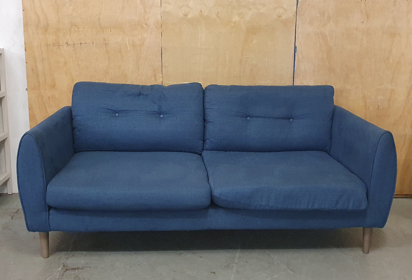 Modern Blue 2 Seater Sofa - 104764