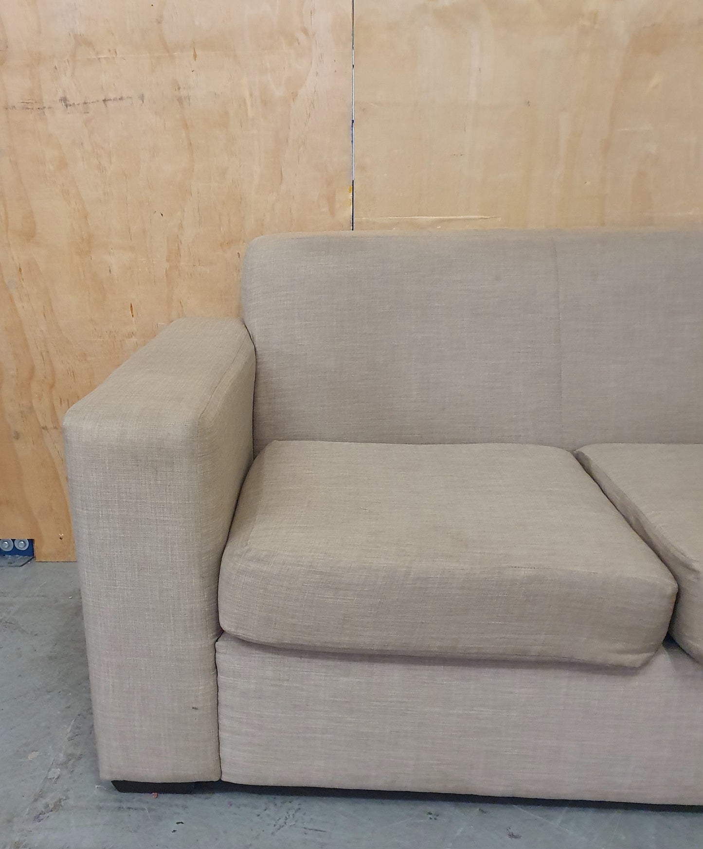 2 Seater Beige Modern Sofa - 104818