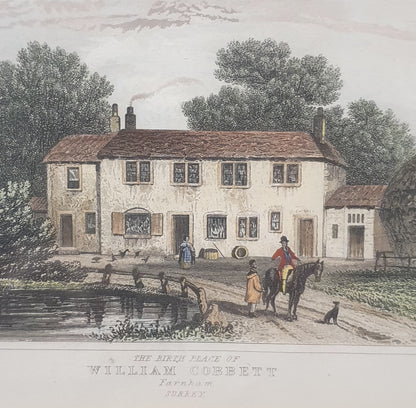 The Birth Place of William Cobbett, Farnham, Surrey Vintage Art Print - 103765