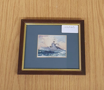 Player's Cigarettes H.M.S "Warspite" Vintage Art Print - 103745
