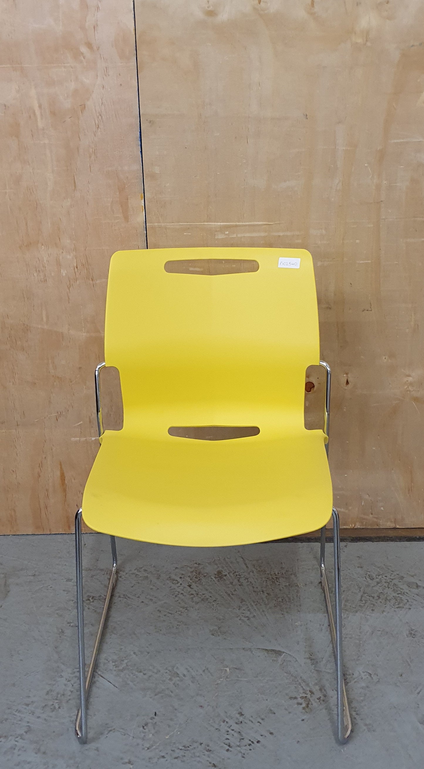 PINEAPPLE TOUCH CHAIR Mustard Yellow Recyclable Polypropylene Seats - P102540