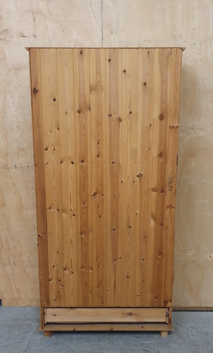 Tall Pine Bookcase with Bottom Drawer - 104848