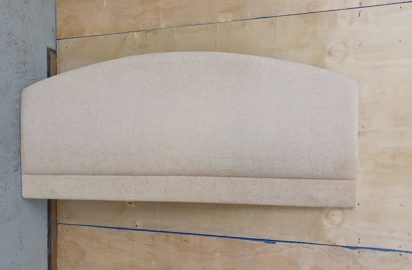 Double Cream Heavy Duty Fabric Headboard - EL101794