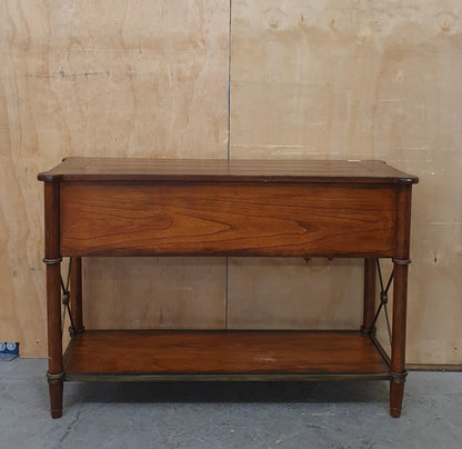 2 Tier Solid Wood Sideboard with 4 Drawers - 104767