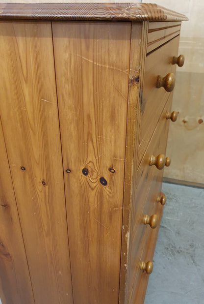 5 Drawer Pine Chest of Drawers - 104798