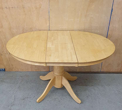 Round Pine Extendable Dining Table - 104415