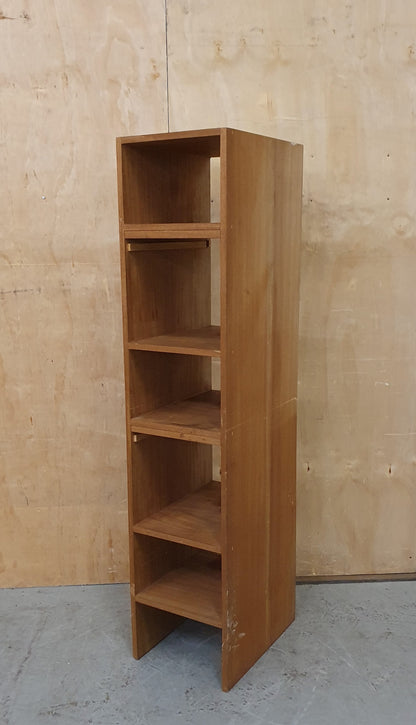 Tall Wooden 5 Open Shelf Bookcase - 103917