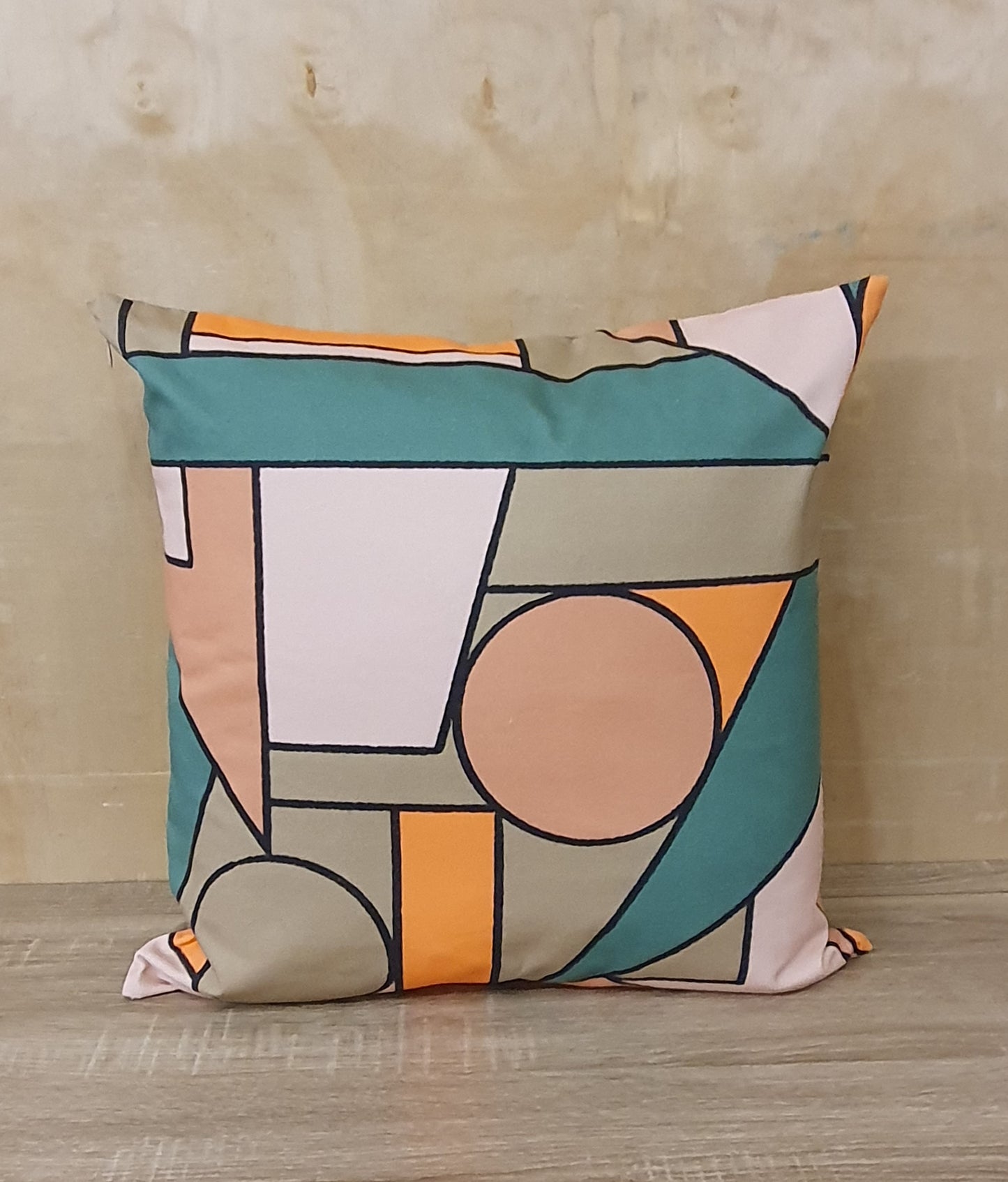 EmeldaMade "The Geometric Series - Orange" Cushion -11024-02