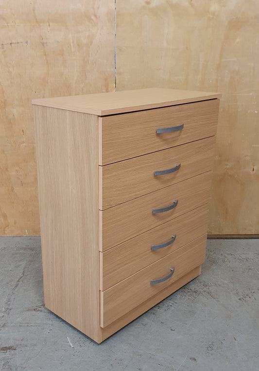 5 Drawer Wood Chest of Drawers - 104866