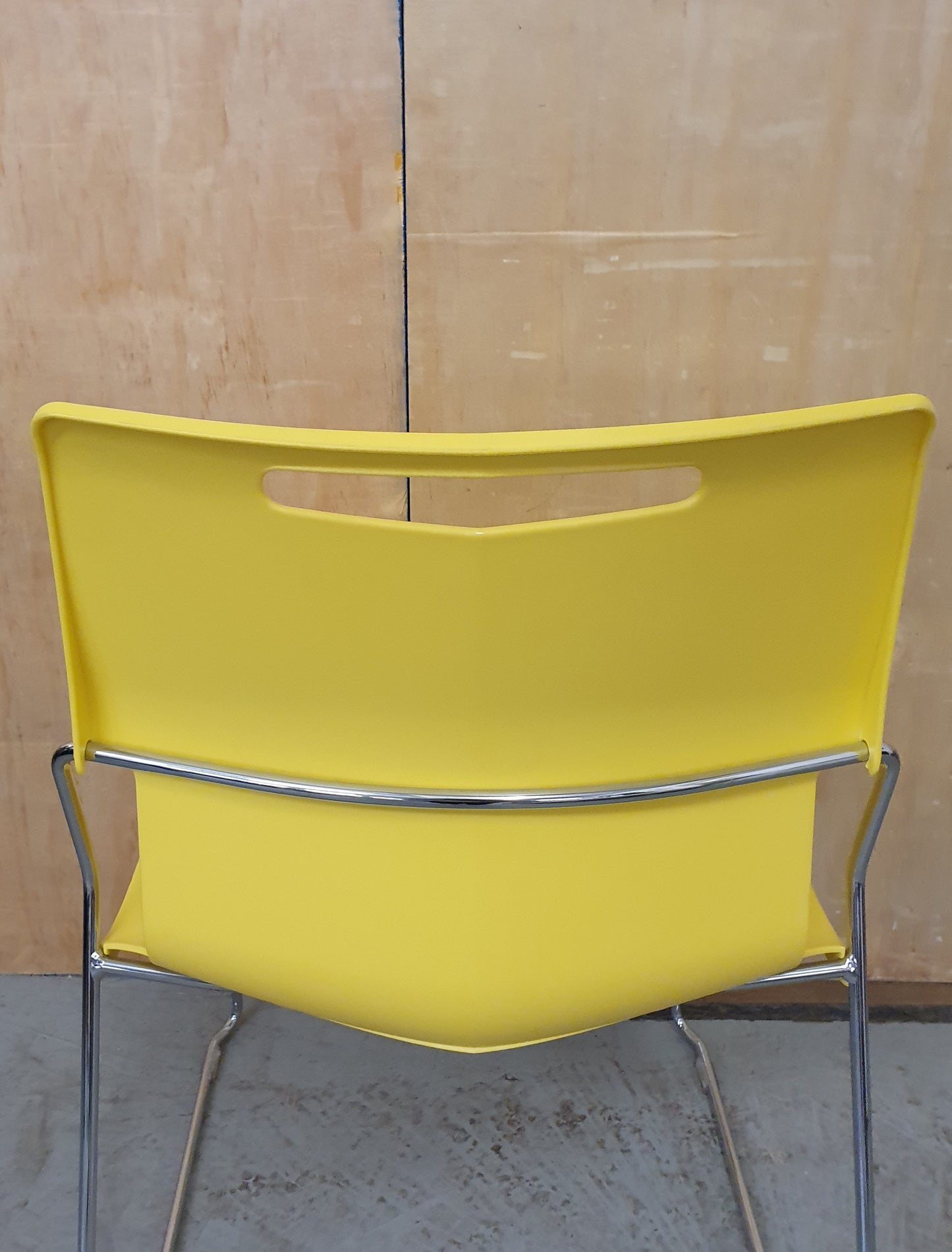 PINEAPPLE TOUCH CHAIR Mustard Yellow Recyclable Polypropylene Seats - P102540