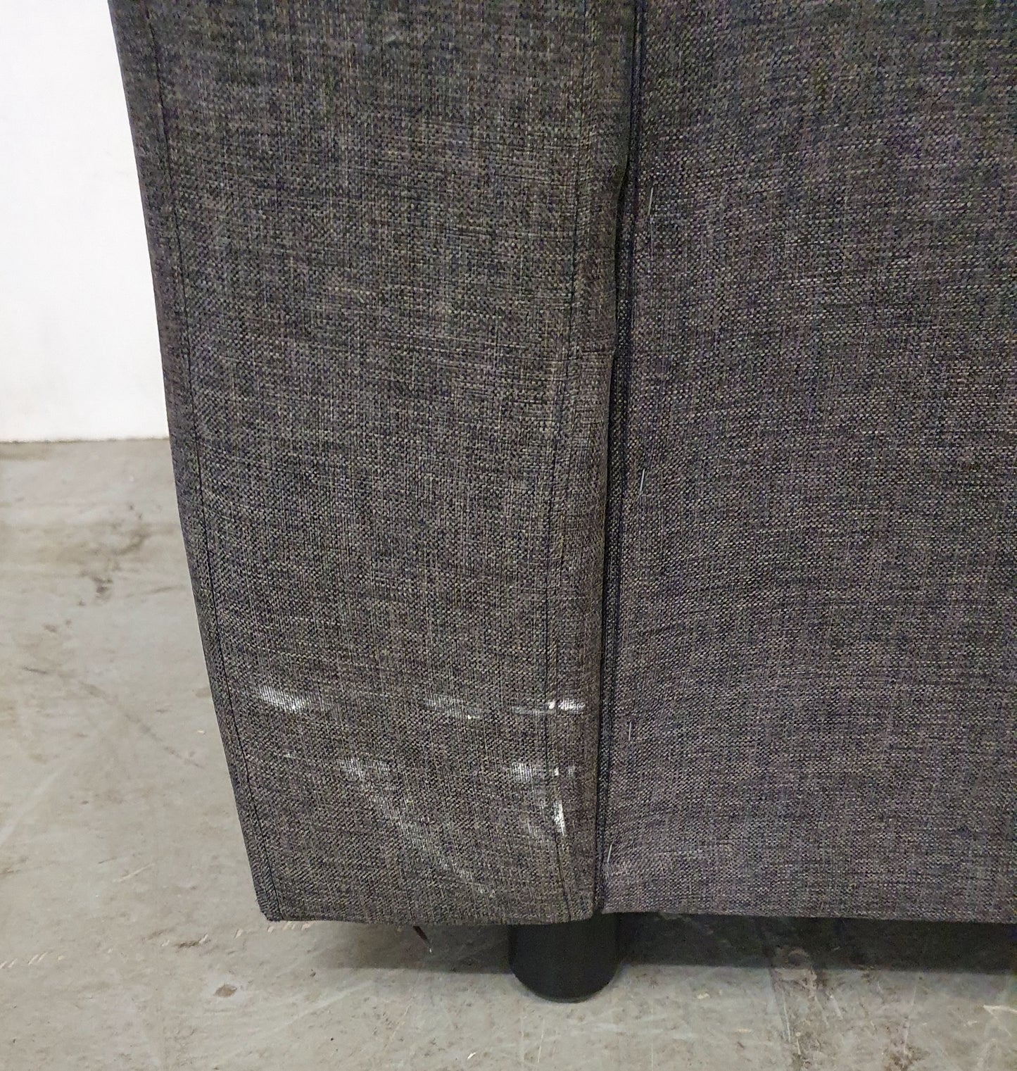 Grey 2 Seater Sofa with 3 Removable Back Cushions - 104856