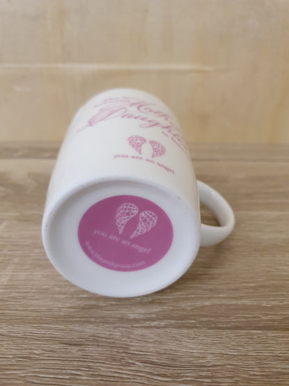 Single Pink/White "The love between mother and daughter is forever" Mug - BB170224-12