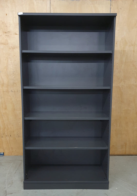 Tall Heavy Slate Grey  Large Bookcase - 103090