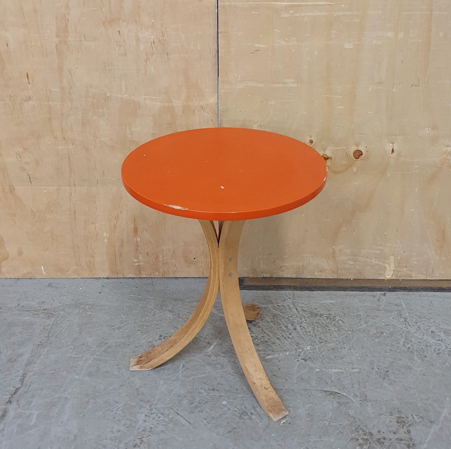 IKEA Burnt Orange 3 Leg Coffee Table - EL104932