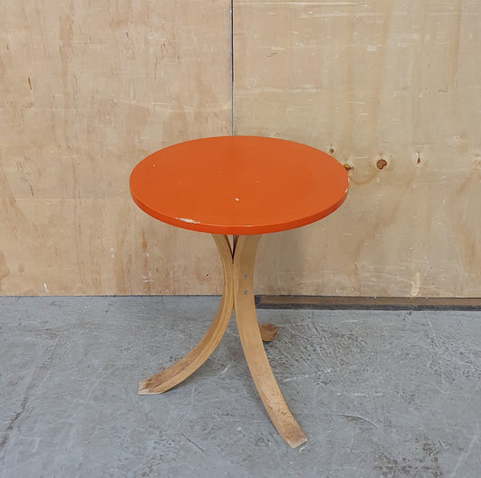 IKEA Burnt Orange 3 Leg Coffee Table - EL104932